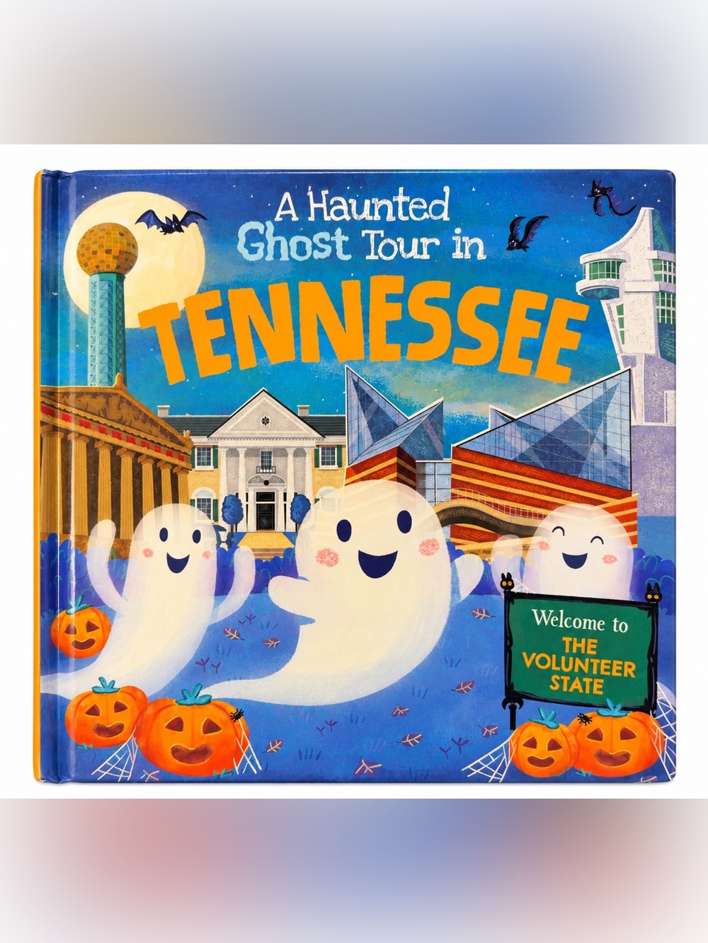 A Haunted Ghost Tour in Tennessee Halloween Kids Hardcover Book